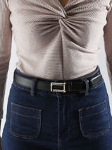 Verstelbare Riem Lancel Zwart angele A13256-vue-porte